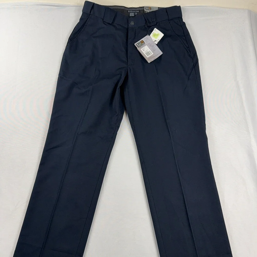 5.11 Tactical Uniform Pants P/R A-Class Teflon Dark‎ Navy Blue Men 36 NWT